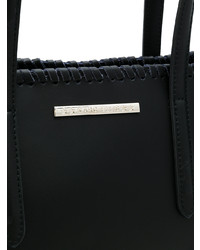 Sac fourre-tout en cuir noir Marc Ellis