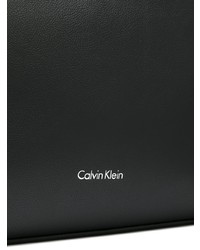 Sac fourre-tout en cuir noir Calvin Klein Jeans