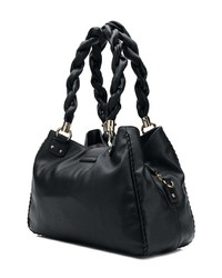 Sac fourre-tout en cuir noir Liu Jo