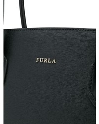 Sac fourre-tout en cuir noir Furla