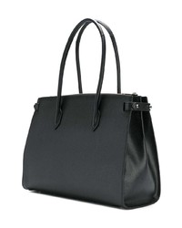 Sac fourre-tout en cuir noir Furla