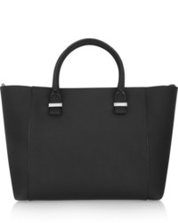 Sac fourre-tout en cuir noir Victoria Beckham