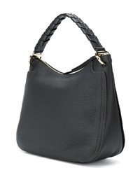 Sac fourre-tout en cuir noir Furla