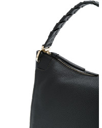 Sac fourre-tout en cuir noir Furla