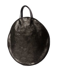 Sac fourre-tout en cuir noir Guidi