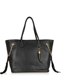 Sac fourre-tout en cuir noir