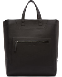 Sac fourre-tout en cuir noir