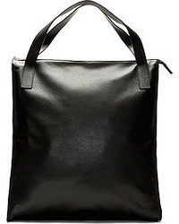 Sac fourre-tout en cuir noir