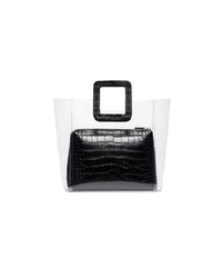 Sac fourre-tout en cuir noir Staud