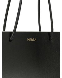 Sac fourre-tout en cuir noir Medea