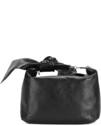 Sac fourre-tout en cuir noir Simone Rocha