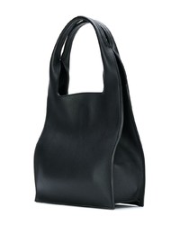 Sac fourre-tout en cuir noir Stée