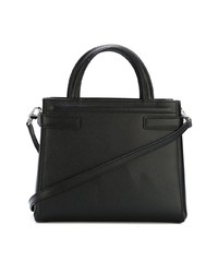 Sac fourre-tout en cuir noir Serapian