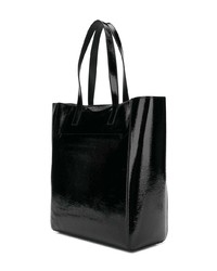 Sac fourre-tout en cuir noir Anya Hindmarch