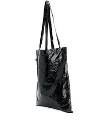 Sac fourre-tout en cuir noir Sies Marjan