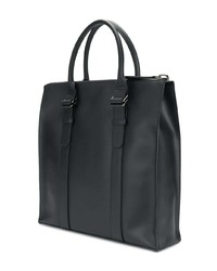 Sac fourre-tout en cuir noir Zanellato