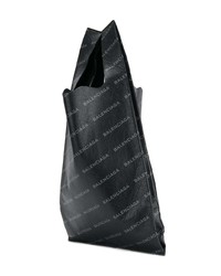 Sac fourre-tout en cuir noir Balenciaga