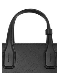 Sac fourre-tout en cuir noir Burberry