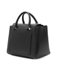 Sac fourre-tout en cuir noir Michael Kors Collection