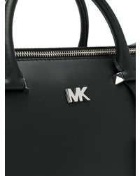 Sac fourre-tout en cuir noir Michael Kors Collection