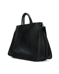 Sac fourre-tout en cuir noir Marsèll