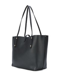 Sac fourre-tout en cuir noir Coach