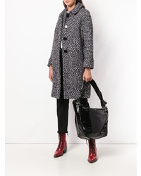 Sac fourre-tout en cuir noir Isabel Marant