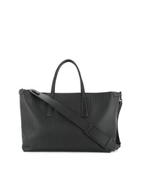 Sac fourre-tout en cuir noir Zanellato