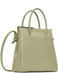 Sac fourre-tout en cuir olive Marsèll