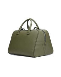 Sac fourre-tout en cuir olive Valas