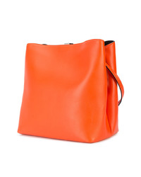 Sac fourre-tout en cuir orange Proenza Schouler