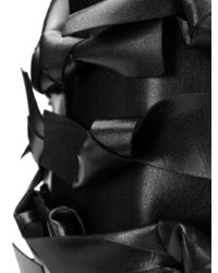 Sac fourre-tout en cuir orné noir Comme Des Garçons Girl