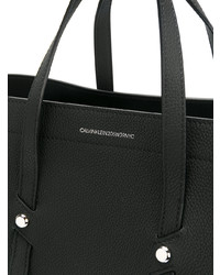 Sac fourre-tout en cuir orné noir Calvin Klein 205W39nyc