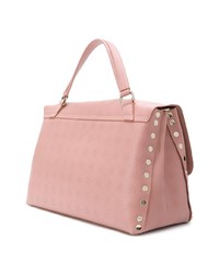 Sac fourre-tout en cuir rose Zanellato