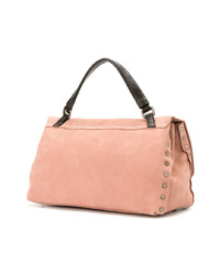 Sac fourre-tout en cuir rose Zanellato