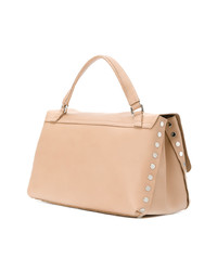 Sac fourre-tout en cuir rose Zanellato