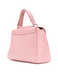 Sac fourre-tout en cuir rose Orciani