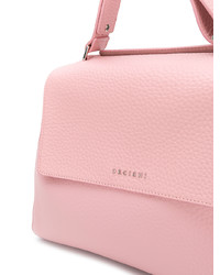 Sac fourre-tout en cuir rose Orciani