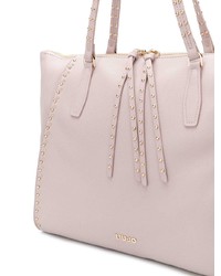 Sac fourre-tout en cuir rose Liu Jo