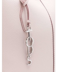 Sac fourre-tout en cuir rose Tod's