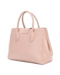 Sac fourre-tout en cuir rose Furla