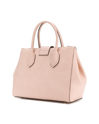 Sac fourre-tout en cuir rose Furla