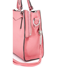 Sac fourre-tout en cuir rose Rebecca Minkoff