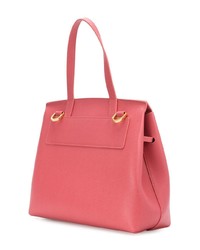 Sac fourre-tout en cuir rose Mansur Gavriel