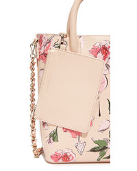 Sac fourre-tout en cuir rose Mother of Pearl