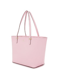 Sac fourre-tout en cuir rose Kate Spade