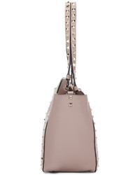 Sac fourre-tout en cuir rose Valentino