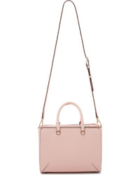 Sac fourre-tout en cuir rose Tory Burch