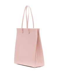 Sac fourre-tout en cuir rose Medea