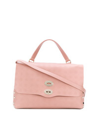 Sac fourre-tout en cuir rose Zanellato